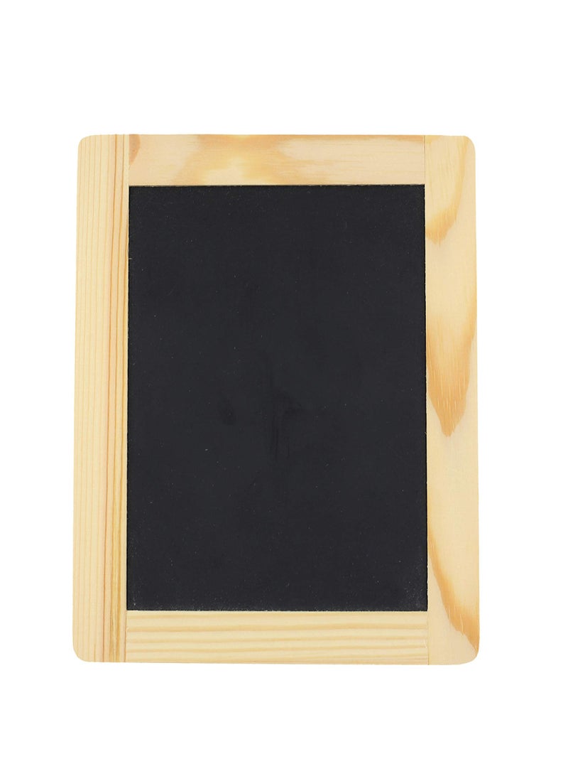 Creative HobbiesÂ® Synthetic Chalkboard with Unfinished Wood Frame, 4 x 6 Inch -Pack of 6 Chalkboards - Image 4